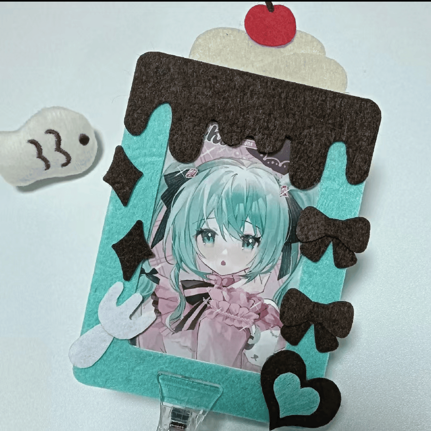 "Mint Chocolate Cake" Felt Album Page Pattern (Digital Download)