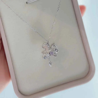 "Unicorn’s Guardian" 925 Sterling Silver Necklace – Magical, Minimalist, Gift-Ready (Copy)